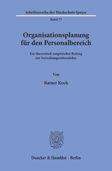 Produktbild: Organisationsplanung f&uuml;r den Personalbereich.