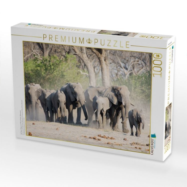 Produktbild: CALVENDO Puzzle Auf dem Weg zum Khwai River, Botswana | 1000 Teile Lege-Gr&ouml;&szlig;e 64x48cm Foto-Puzzle f&uuml;r gl&uuml;ckliche Stunden