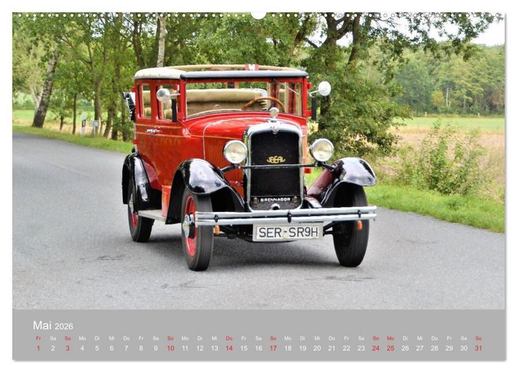 Produktbild: OLDTIMER-Event (Wandkalender 2026 DIN A2 quer), CALVENDO Monatskalender