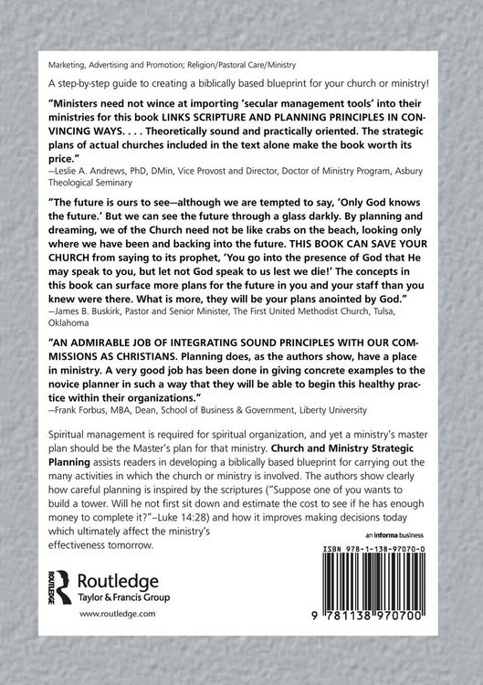 Produktbild: Church and Ministry Strategic Planning