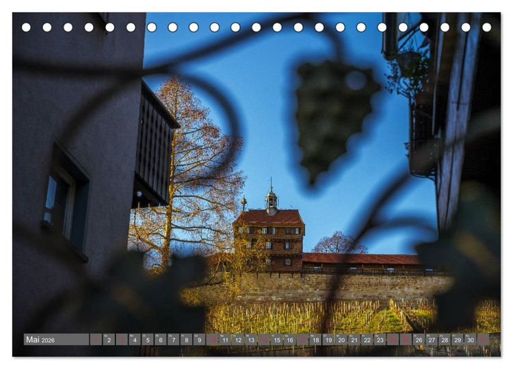 Produktbild: Historisches Esslingen am Neckar 2026 (Tischkalender 2026 DIN A5 quer), CALVENDO Monatskalender