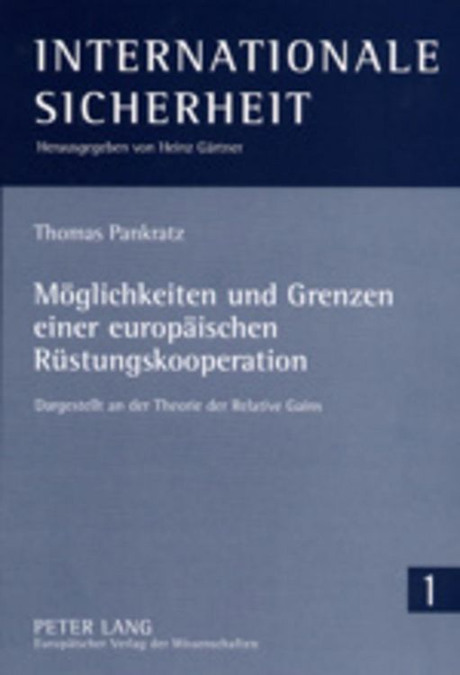 Produktbild: Moeglichkeiten und Grenzen einer europaeischen Ruestungskooperation
