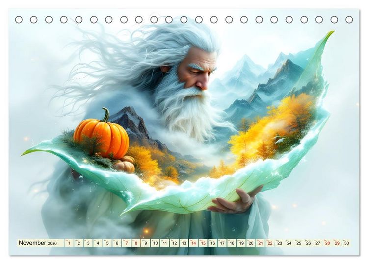 Produktbild: W&auml;chter der Natur (Tischkalender 2026 DIN A5 quer), CALVENDO Monatskalender