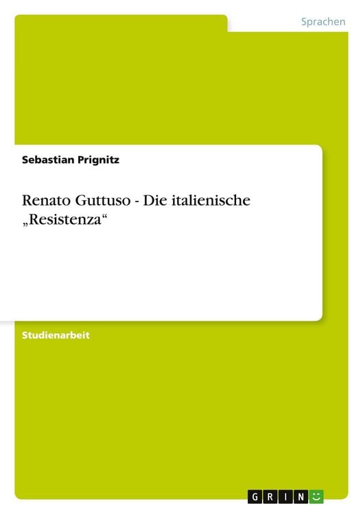 Produktbild: Renato Guttuso - Die italienische "Resistenza"