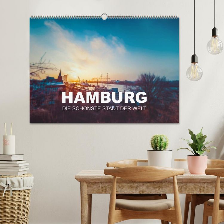 Produktbild: Hamburg - die sch&ouml;nste Stadt der Welt (Wandkalender 2026 DIN A2 quer), CALVENDO Monatskalender