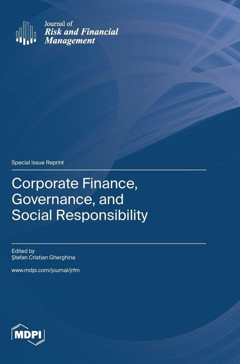 Produktbild: Corporate Finance, Governance, and Social Responsibility