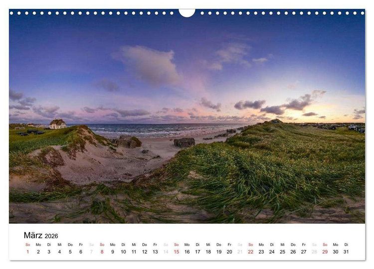 Produktbild: Lichter J&uuml;tlands (Wandkalender 2026 DIN A3 quer), CALVENDO Monatskalender