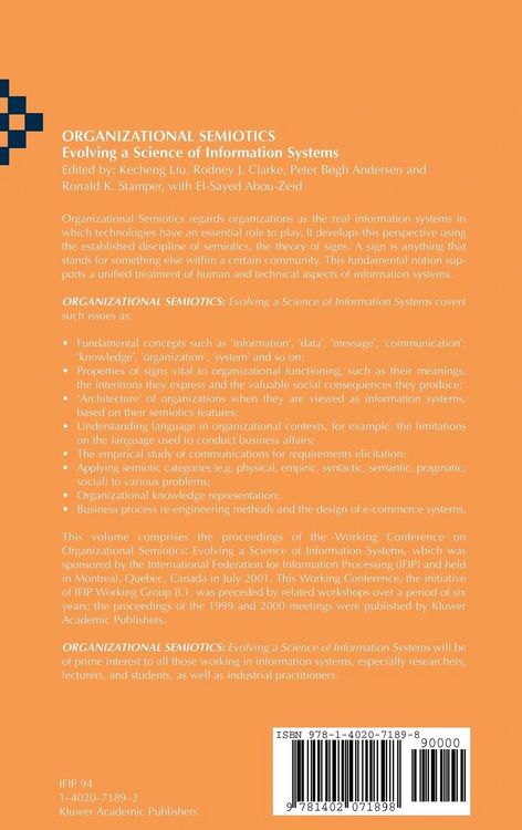 Produktbild: Organizational Semiotics
