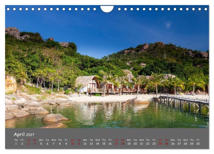 Produktbild: Vietnam`s most beautiful beaches (Wall Calendar 2027 DIN A4 landscape), CALVENDO 12 Month Wall Calendar