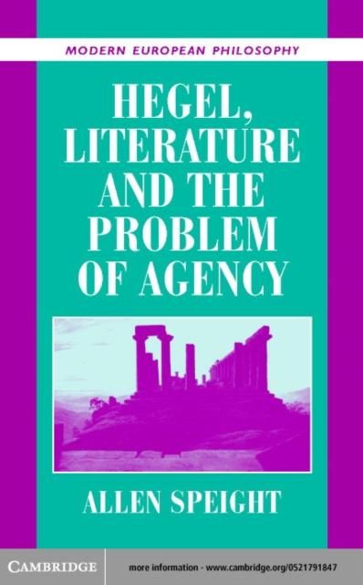 Produktbild: Hegel, Literature, and the Problem of Agency