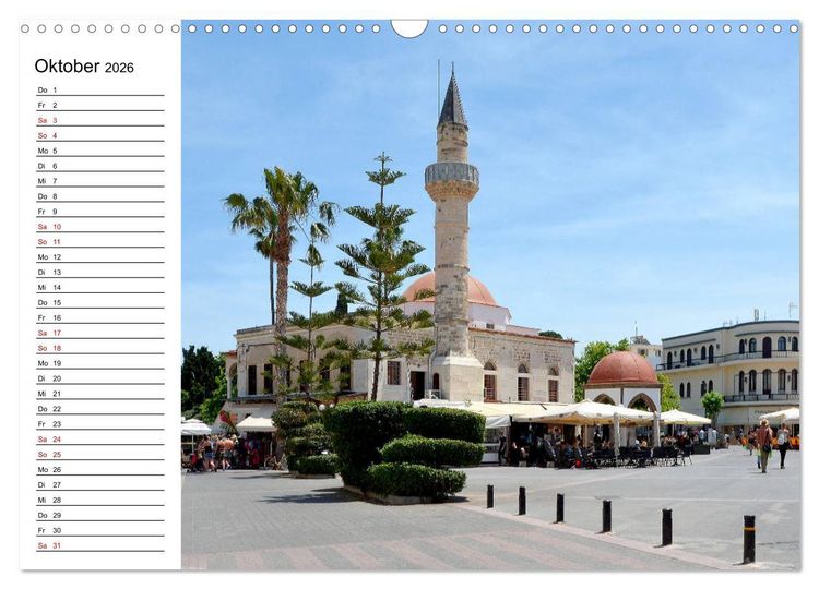 Produktbild: Griechische Insel Kos (Wandkalender 2026 DIN A3 quer), CALVENDO Monatskalender