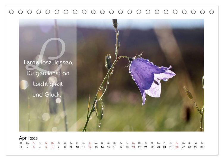 Produktbild: Kraft f&uuml;r Deine Seele (Tischkalender 2026 DIN A5 quer), CALVENDO Monatskalender