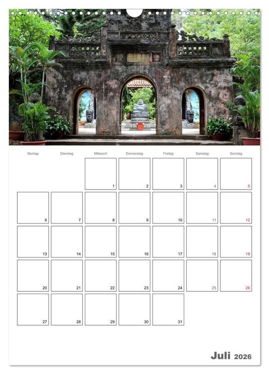 Produktbild: Vietnam 2026 Land der Kontraste (Wandkalender 2026 DIN A3 hoch), CALVENDO Monatskalender