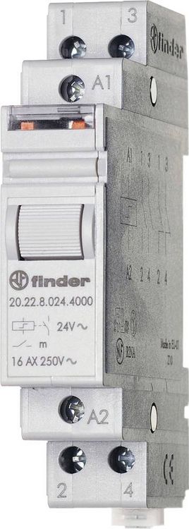 Produktbild: Stromsto&szlig;-Schalter Hutschiene Finder 20.22.8.120.4000 2 Schlie&szlig;er 120 V/AC 1 St.