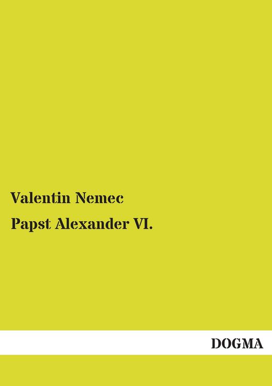 Produktbild: Papst Alexander VI.