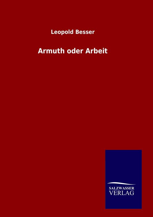 Produktbild: Armuth oder Arbeit