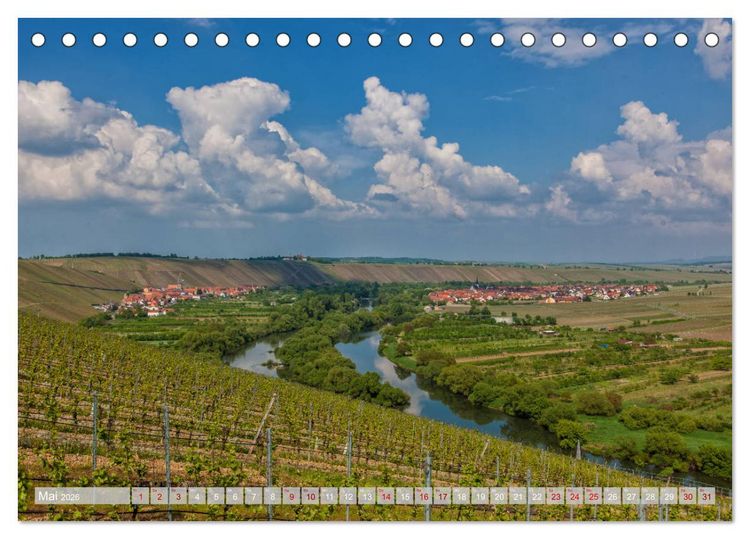 Produktbild: Ins Land der Franken fahren (Tischkalender 2026 DIN A5 quer), CALVENDO Monatskalender