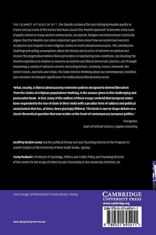 Produktbild: Secularism, Religion and Multicultural Citizenship