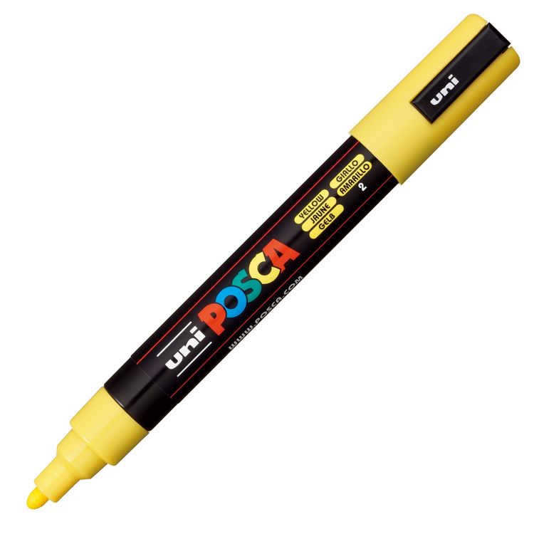 Produktbild: uni-ball Marker uni POSCA PC-5M gelb