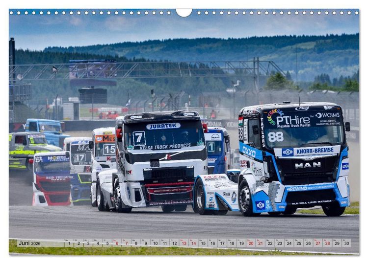 Produktbild: Best of TRUCK RACING (Wandkalender 2026 DIN A3 quer), CALVENDO Monatskalender