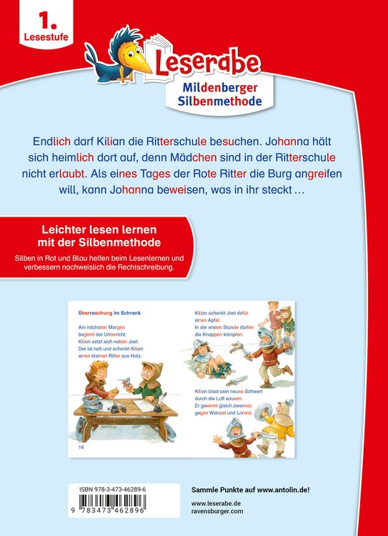 "Leserabe mit Mildenberger Silbenmethode - Radau in der Ritterschule