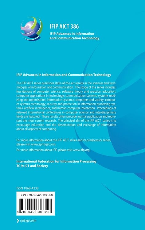 Produktbild: ICT Critical Infrastructures and Society