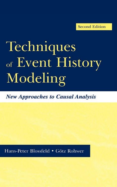 Produktbild: Techniques of Event History Modeling