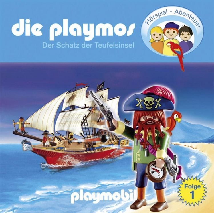 Produktbild: Die Playmos - Das Original Playmobil H&ouml;rspiel, Folge 1: Der Schatz der Teufelsinsel