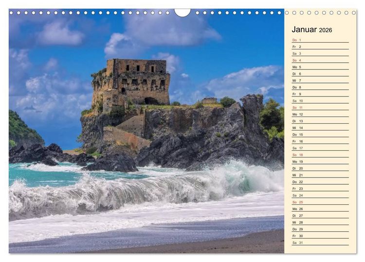 Produktbild: Burgen in Italien (Wandkalender 2026 DIN A3 quer), CALVENDO Monatskalender