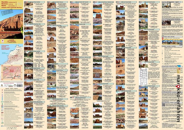 Produktbild: N10: A&iuml;t Bouguemez - M&rsquo;Semrir - Boumalne Dad&egrave;s - Kel&acirc;a M&rsquo;Gouna + Stra&szlig;e der Kasbahs III + GPS-Waypoints