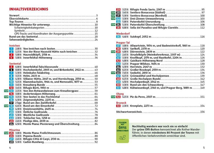 Produktbild: ROTHER Wanderf&uuml;hrer Dolomiten &ndash; Sextner Dolomiten