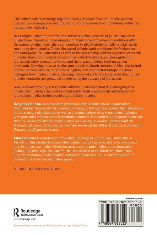 Produktbild: Newswork and Precarity
