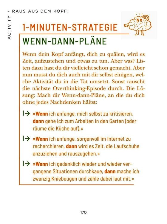 Produktbild: Die 1-Minuten-Strategie gegen Overthinking