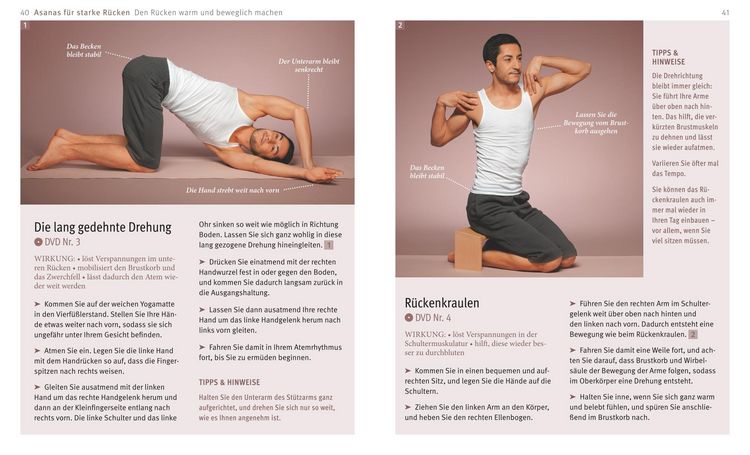 Produktbild: Yoga f&uuml;r den R&uuml;cken (mit DVD)