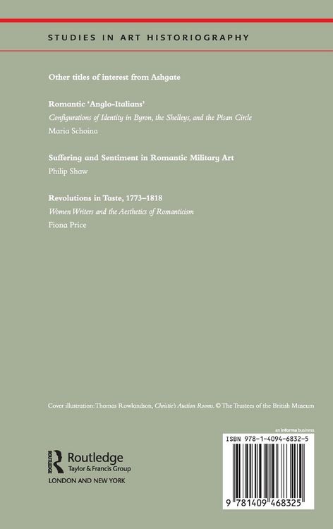 Produktbild: British Romanticism and the Reception of Italian Old Master Art, 1793-1840