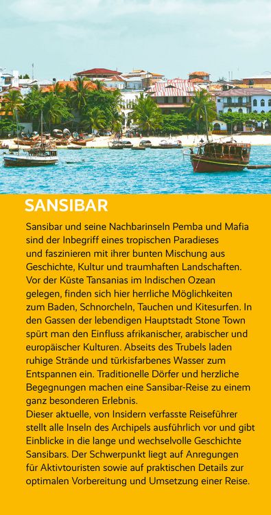 Produktbild: TRESCHER Reisef&uuml;hrer Sansibar