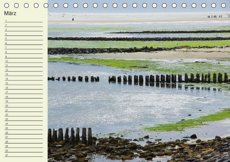 Produktbild: Amrum Geburtstagsmerker (Tischkalender immerw&auml;hrend DIN A5 quer)
