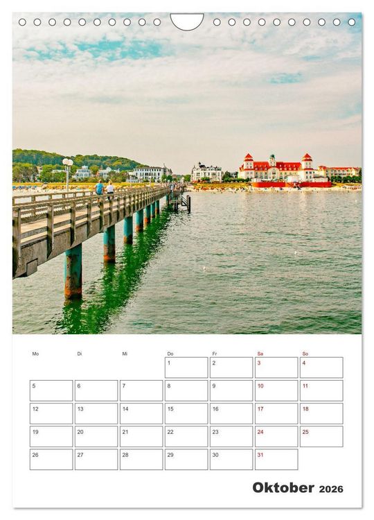 Produktbild: R&uuml;gen - Terminplaner (Wandkalender 2026 DIN A4 hoch), CALVENDO Monatskalender