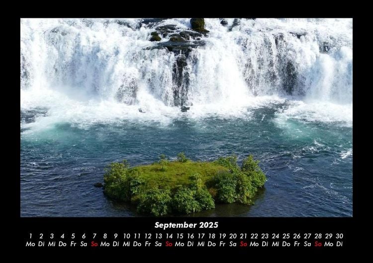 Produktbild: Landschaftskalender 2025 Fotokalender DIN A3