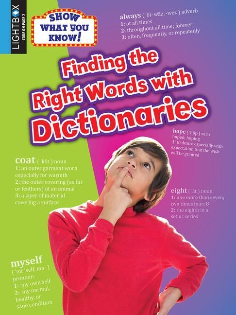 Produktbild: Finding the Right Words with Dictionaries
