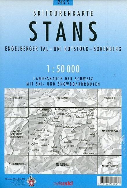 Produktbild: Swisstopo 1 : 50 000 Stans Ski