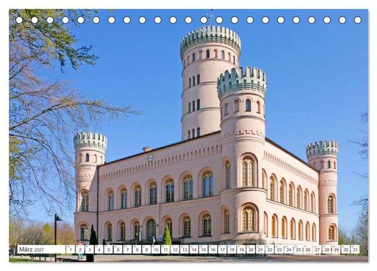 Produktbild: Burgen und Schl&ouml;sser - Zeugnisse vergangener Zeiten (Tischkalender 2027 DIN A5 quer), CALVENDO Monatskalender