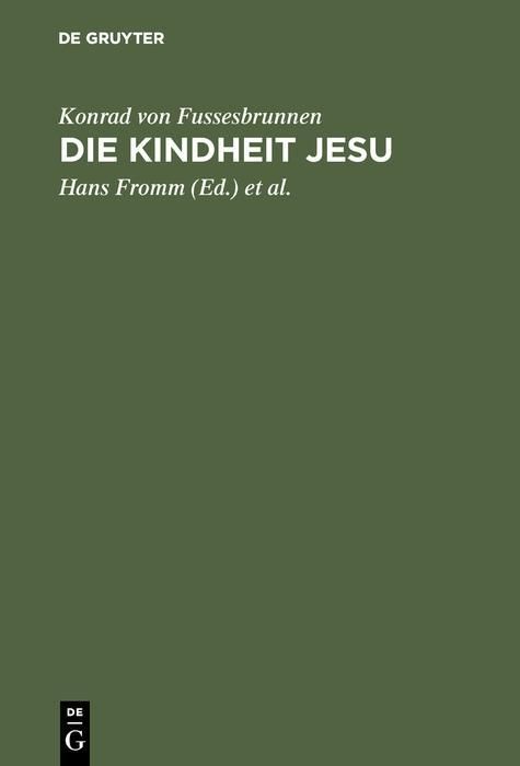Produktbild: Die Kindheit Jesu