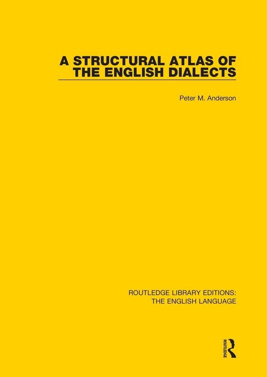Produktbild: A Structural Atlas of the English Dialects