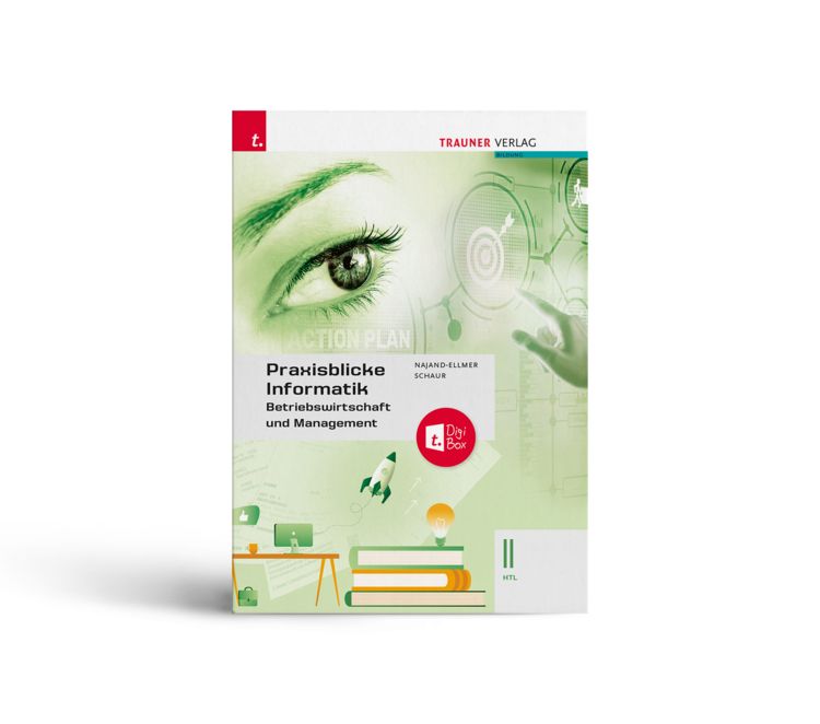 Produktbild: Praxisblicke Informatik &ndash; Betriebswirtschaft und Management II HTL + TRAUNER-DigiBox