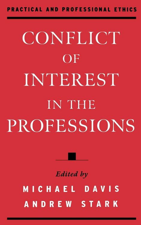 Produktbild: Conflict of Interest in the Professions