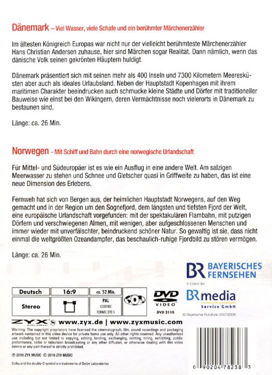 Produktbild: D&auml;nemark & Norwegen