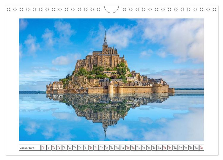 Produktbild: Normandie - Frankreichs wundersch&ouml;ner Norden (Wandkalender 2026 DIN A4 quer), CALVENDO Monatskalender