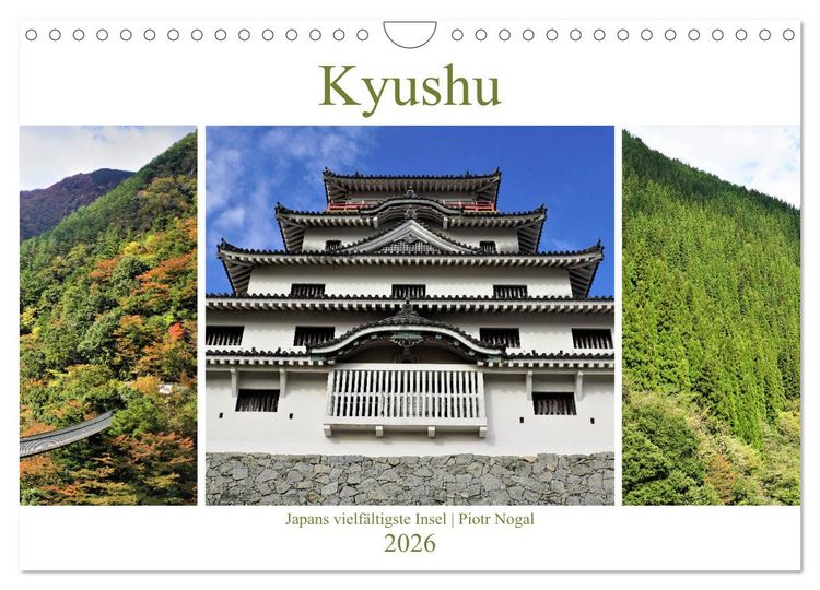 Produktbild: Kyushu - Japans vielf&auml;ltigste Insel (Wandkalender 2026 DIN A4 quer), CALVENDO Monatskalender