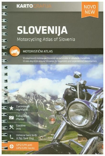 Produktbild: Motorcycling Atlas of Slovenia